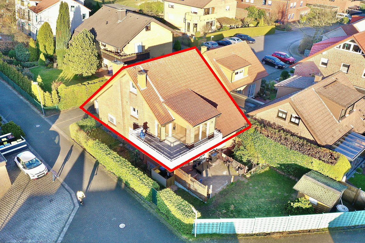 Marl: -VERKAUFT- Schicke Eigentumswohnung wie Doppelhaushälfte, Balkon, Garage prov. frei zu verkaufen!