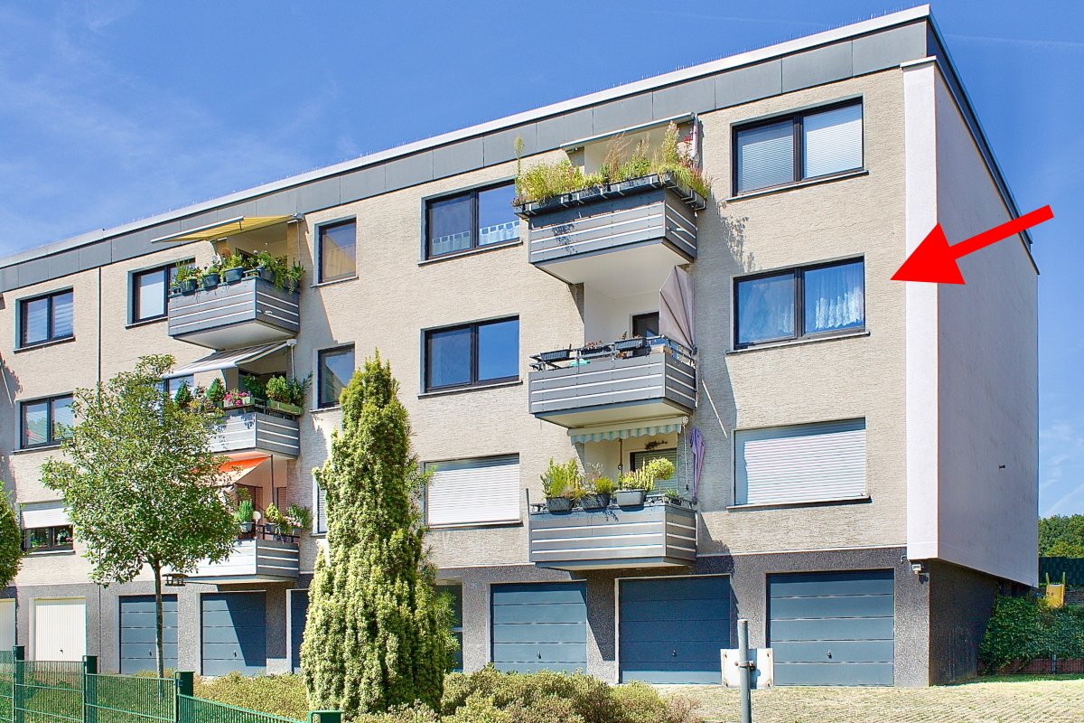 Bochum Hordel: -VERKAUFT- 1 große Eigentumswohnung teilbar in 2 Wohnungen Balkon Garage prov.frei zu verkaufen!