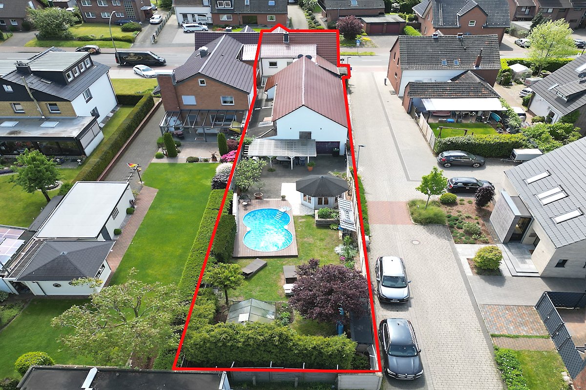 Haltern am See: -VERKAUFT- Top Doppelhaushälfte Grundstück Garage Stellplatz Pool provisionsfrei zu verkaufen!