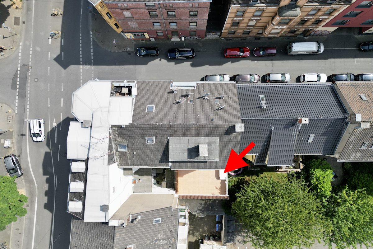 Bochum Innenstadt: -VERKAUFT- Seltenheitswert Eigentumswohnung große Dachterrasse provisionsfrei zu verkaufen!