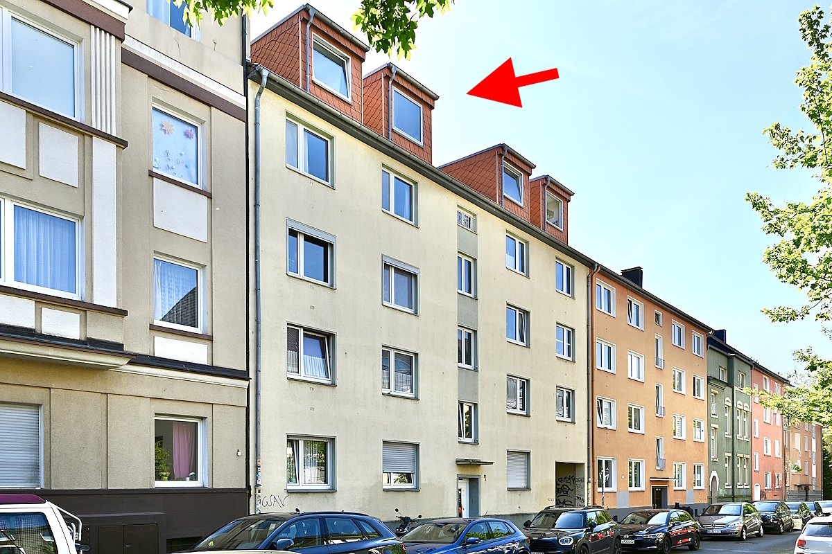 Bochum: -VERKAUFT- Gemütliche Dachgeschosswohnung, zentrumsnah + Loggia provisionsfrei zu verkaufen!