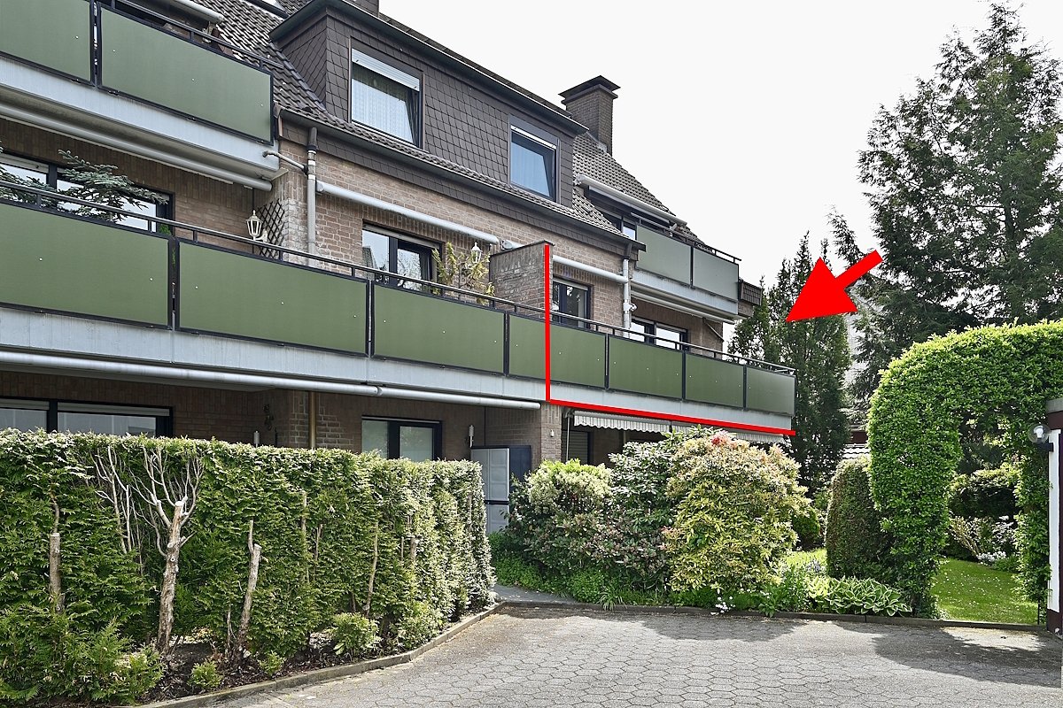 Bochum Höntrop: Schöne Eigentumswohnung großer Balkon Garage Kellerraum prov.frei zu verkaufen!