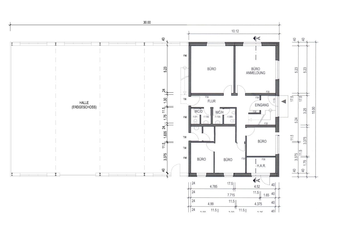 Dülmen: Top Gewerbeimmobilie: 125m² Büro 125m² Wohnung 300m² Produktionshalle prov.frei zu verkaufen!