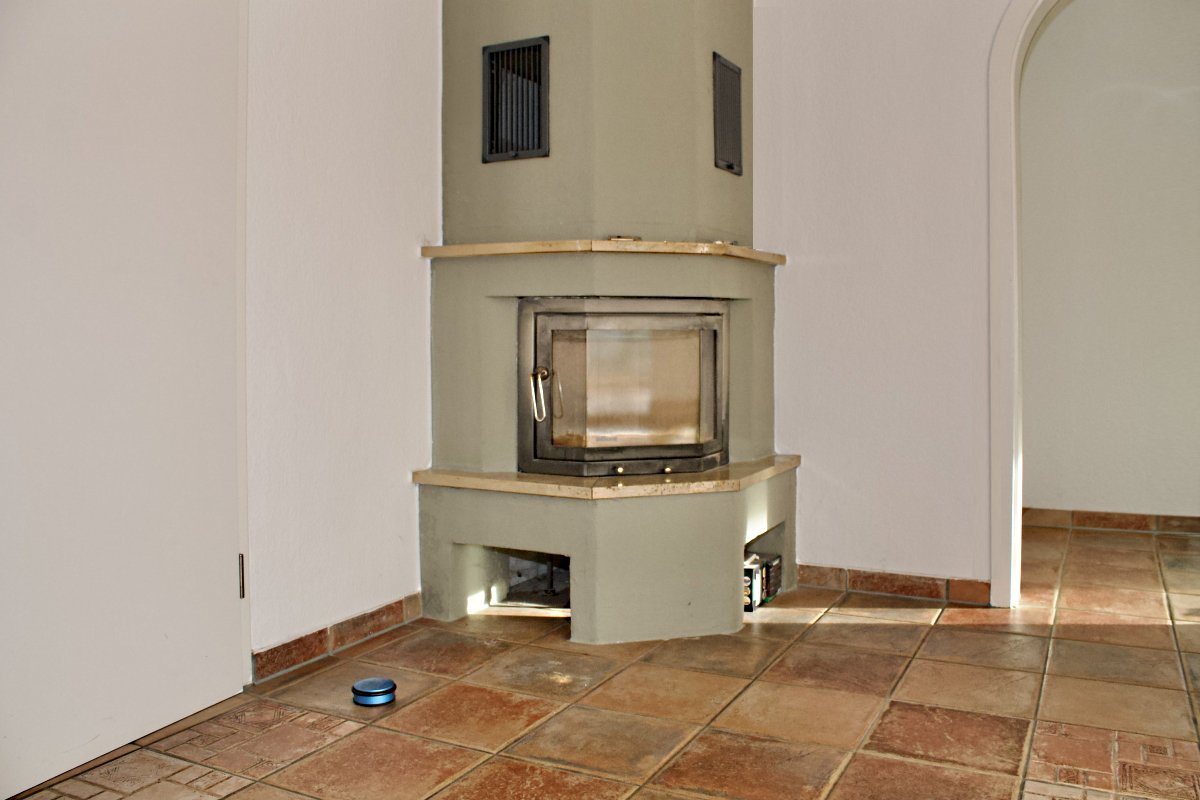 Kamin im Wohnzimmer