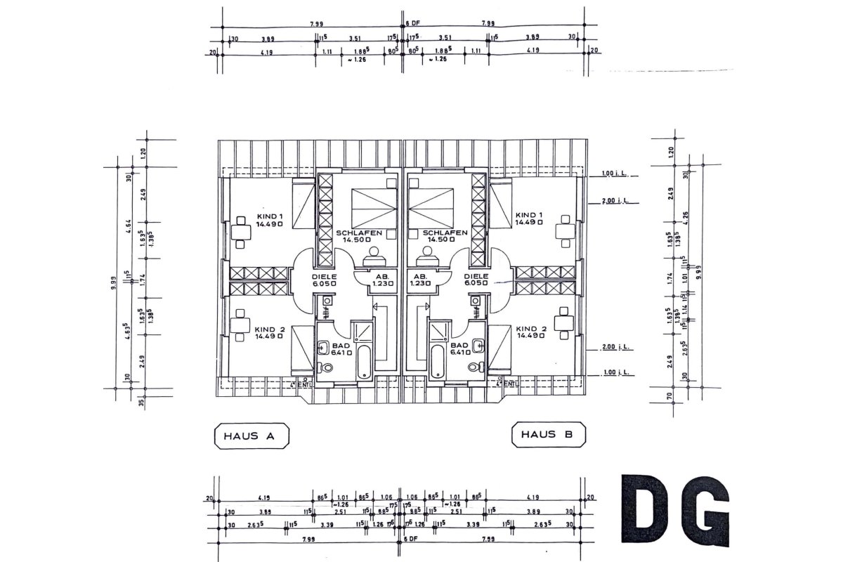 Grundriss Dachgeschoß Grundriss Dachgeschoß