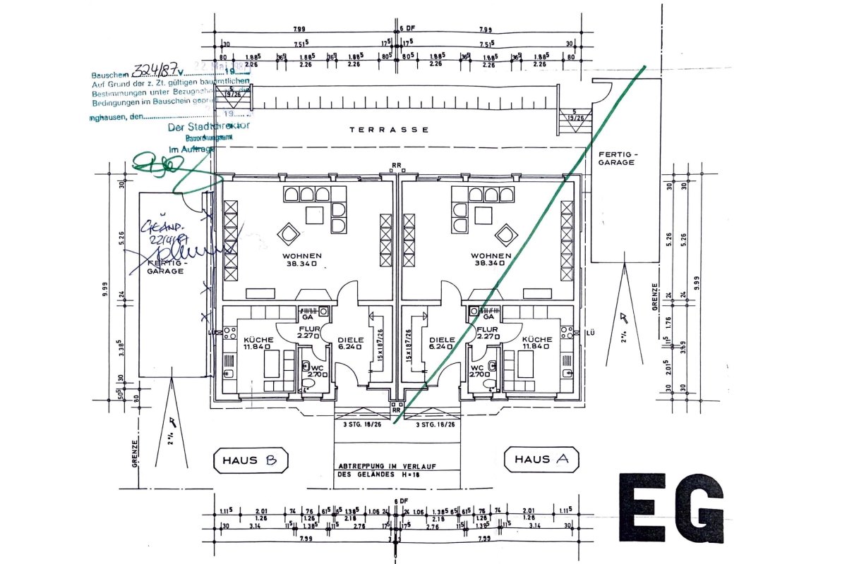 Grundriss Erdgeschoß Grundriss Erdgeschoß