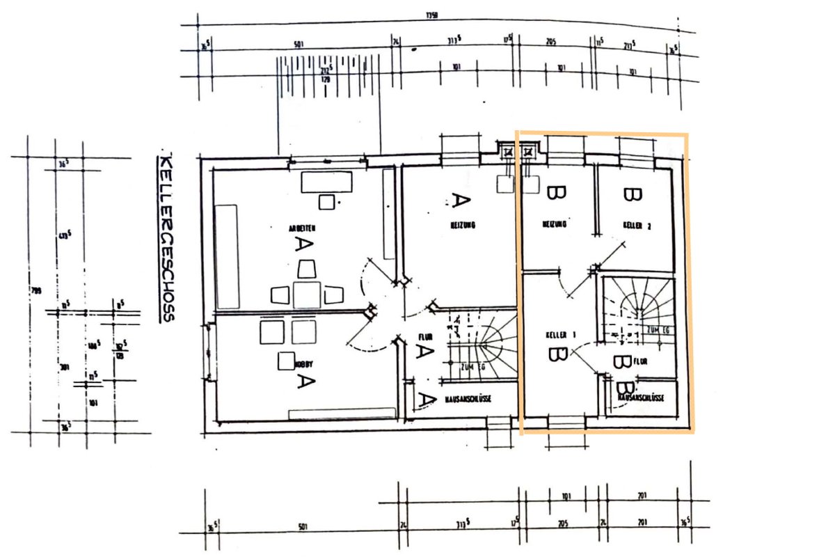 Grundriss Kellergeschoss Grundriss Kellergeschoss