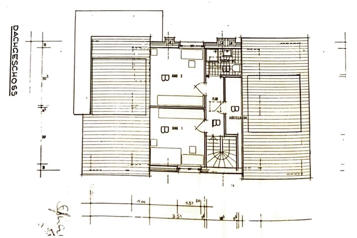 Grundriss Dachgesschoss