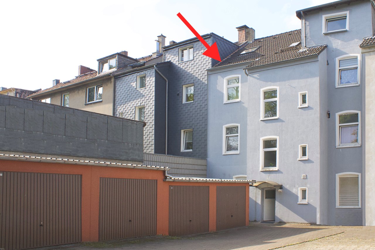 Haus Hinteransicht Haus Hinteransicht