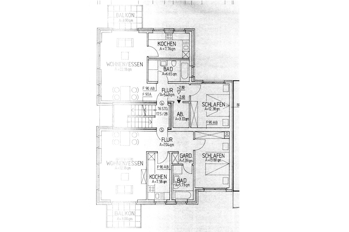 Grundriss Obergeschoss