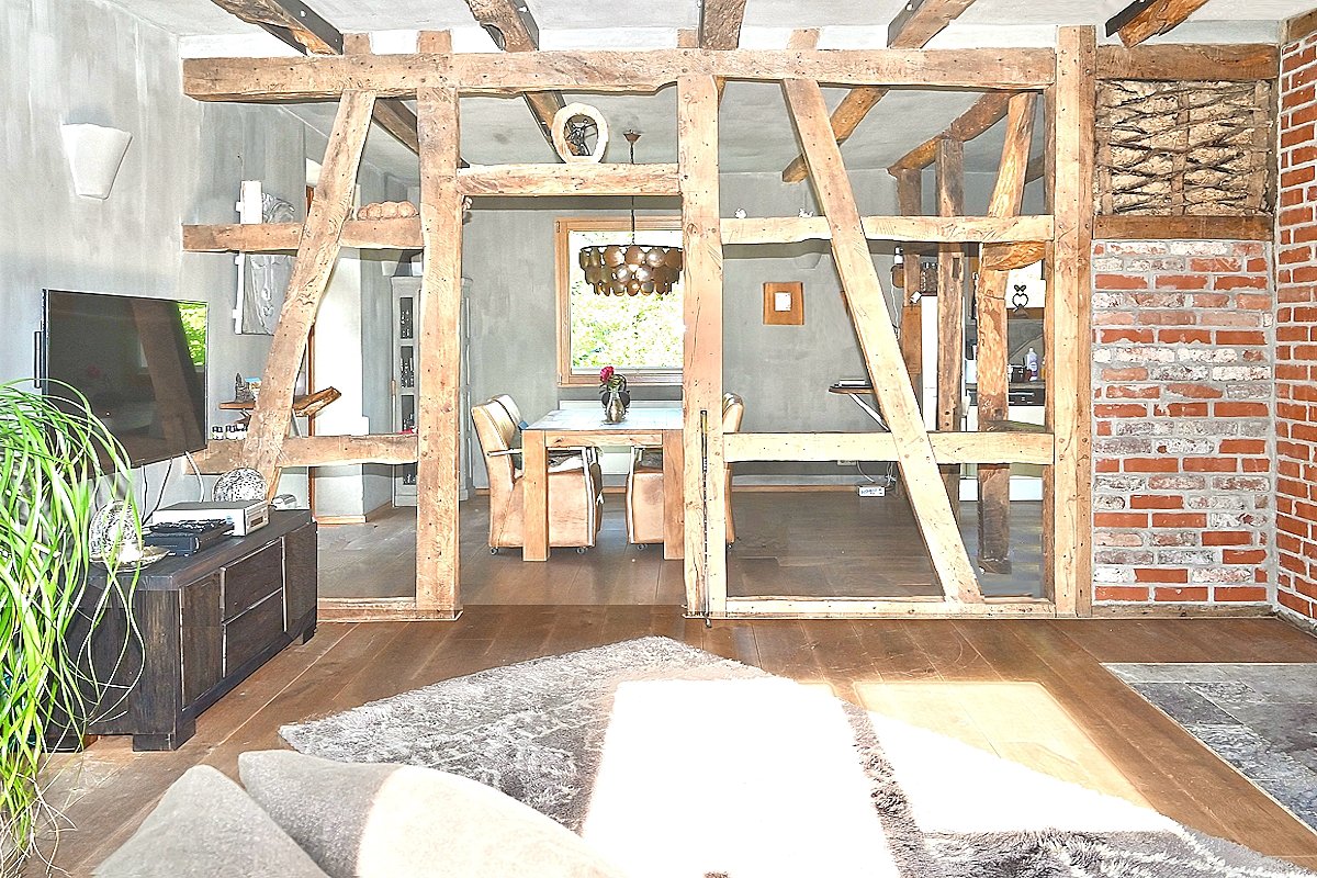 EG Fachwerkhaus Blick Esszimmer EG Fachwerkhaus Blick Esszimmer