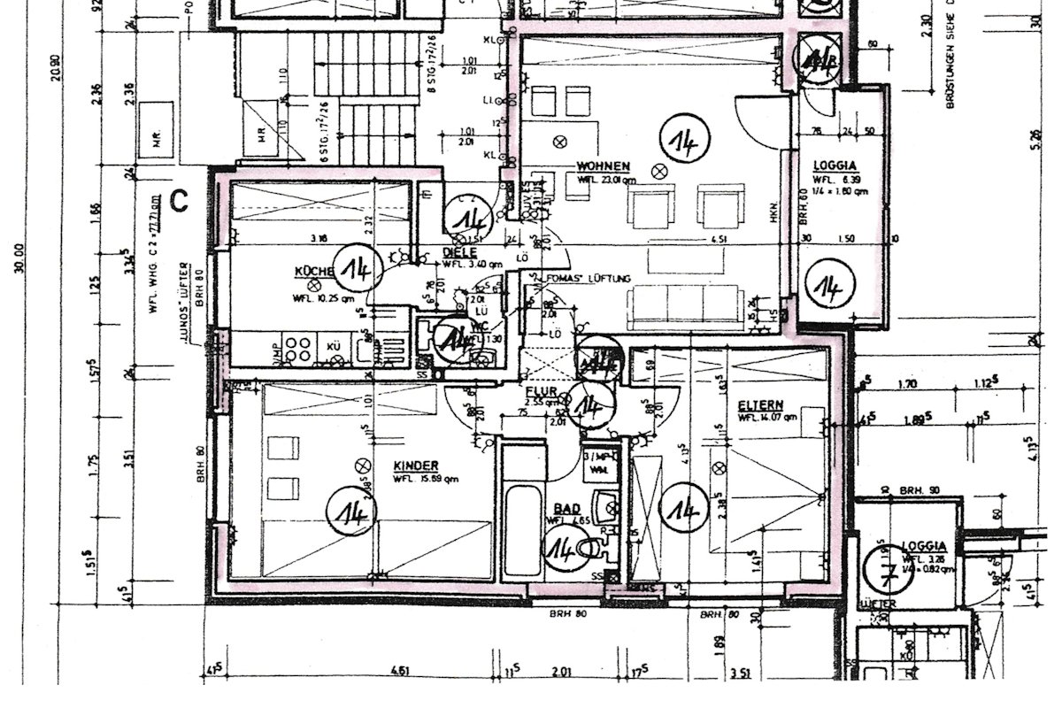 Grundriss Wohnung