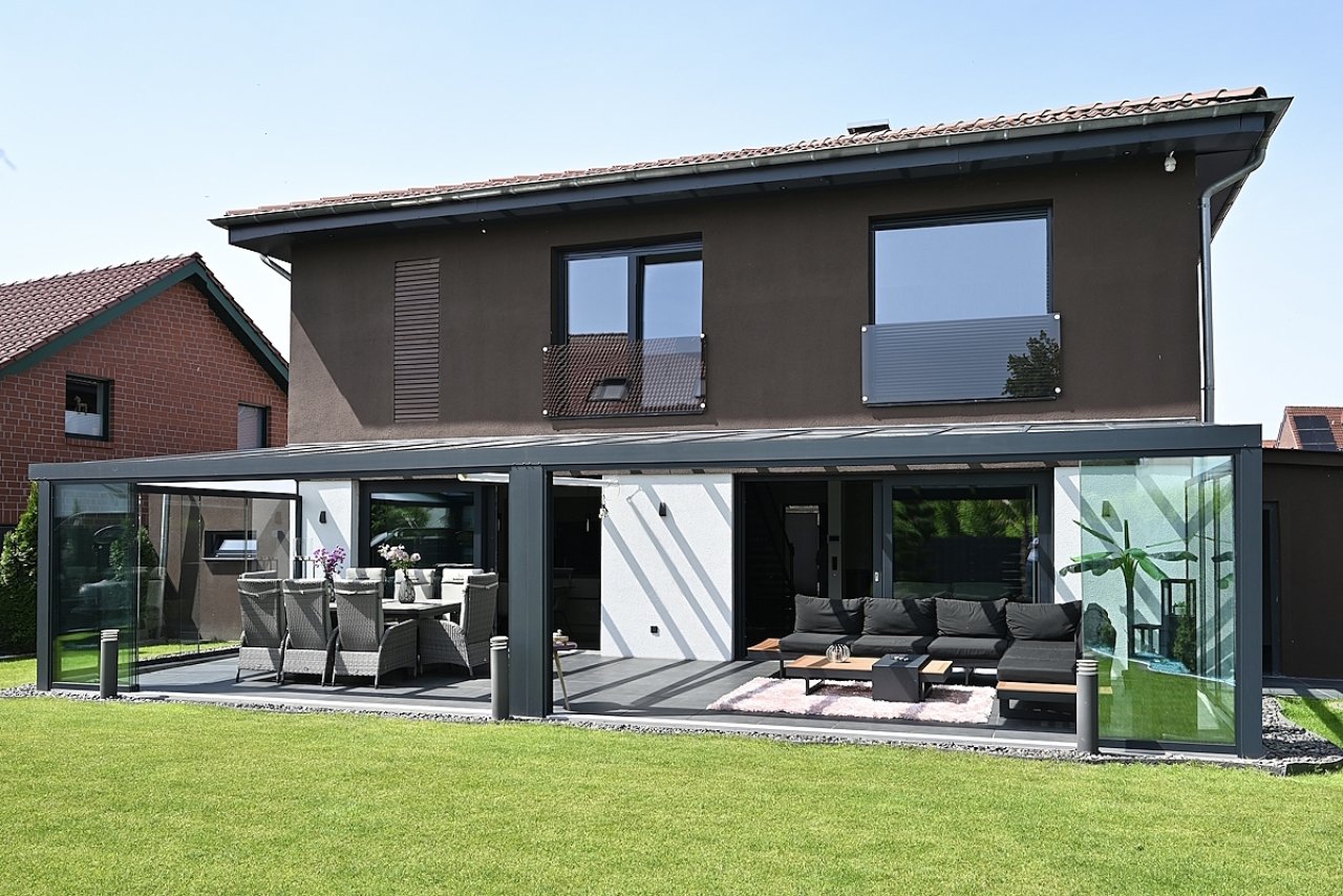 Haus Rückansicht Haus Rückansicht