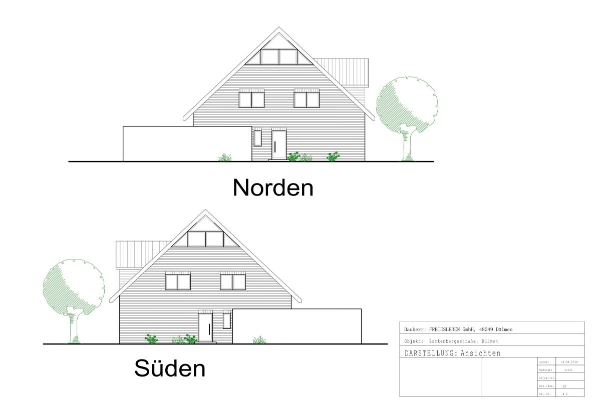 Doppelhaus Anischt Nord Süd Doppelhaus Anischt Nord Süd