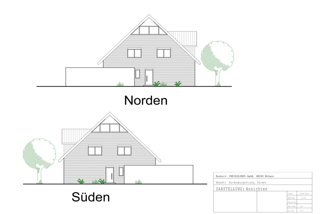 Doppelhaus Anischt Nord Süd Doppelhaus Anischt Nord Süd