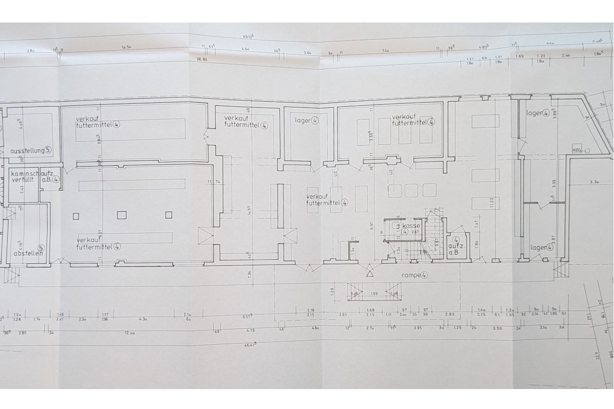 Grundriss Gewerbeflächen Erdgeschoss Grundriss Gewerbeflächen Erdgeschoss