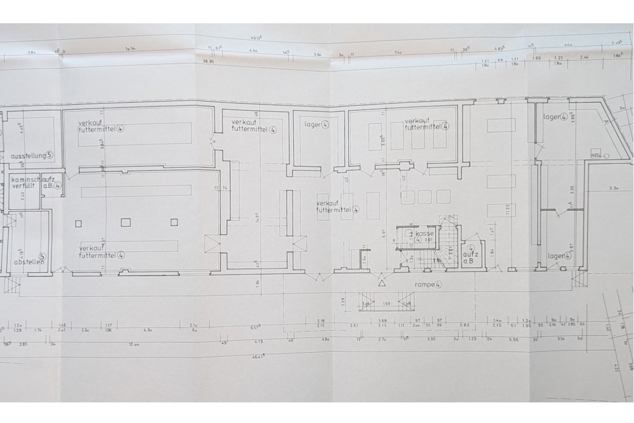 Grundriss Gewerbeflächen Erdgeschoss Grundriss Gewerbeflächen Erdgeschoss