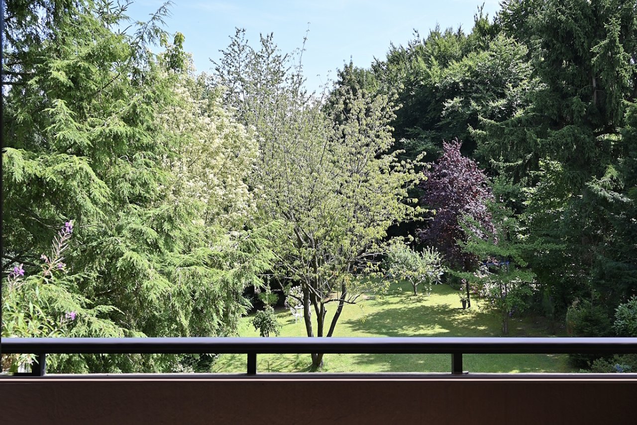 Blick vom Balkon in West-Ausrichtung
