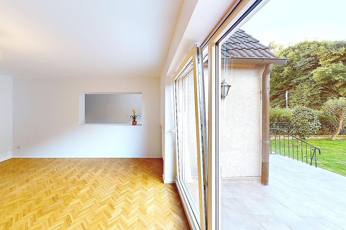 EG Wohnzimmer Blick Durchreiche Küche EG Wohnzimmer Blick Durchreiche Küche