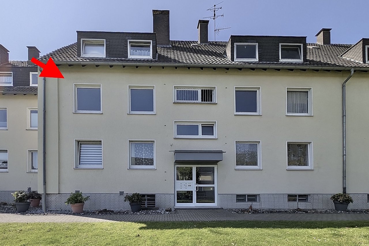 Wohnung Hausansicht vorne Wohnung Hausansicht vorne