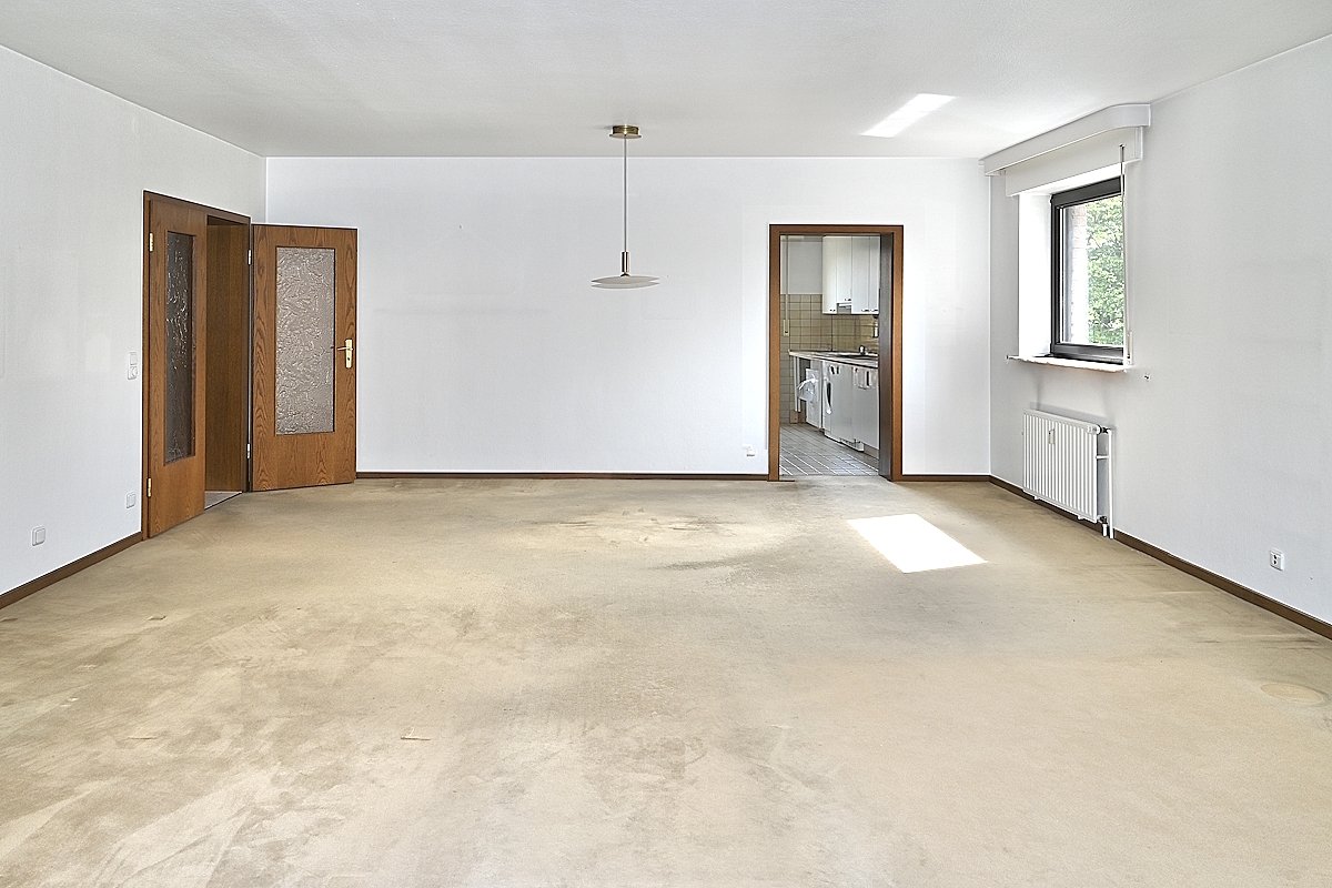 Wohnzimmer Blick zur Küche