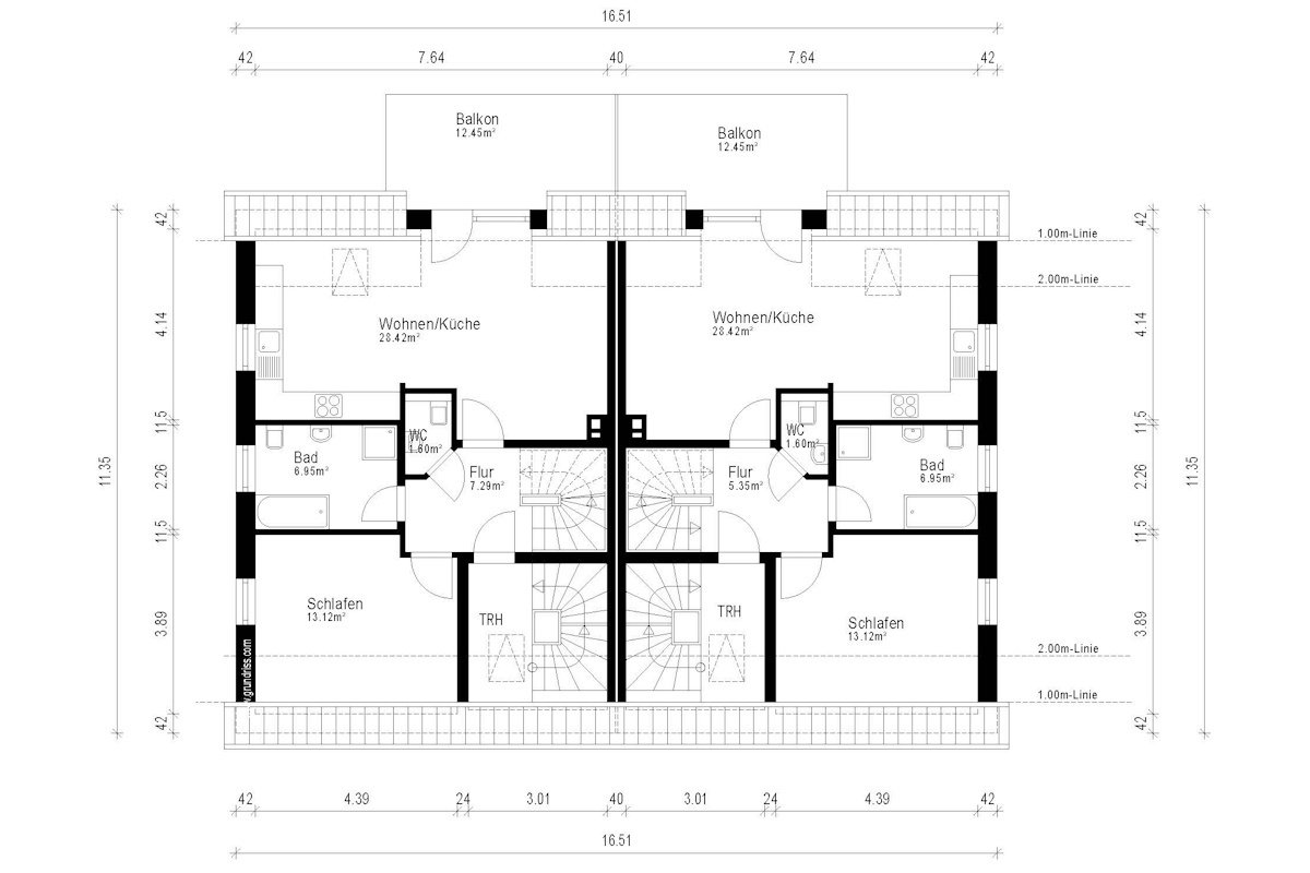 Grundriss Obergeschoss Grundriss Obergeschoss