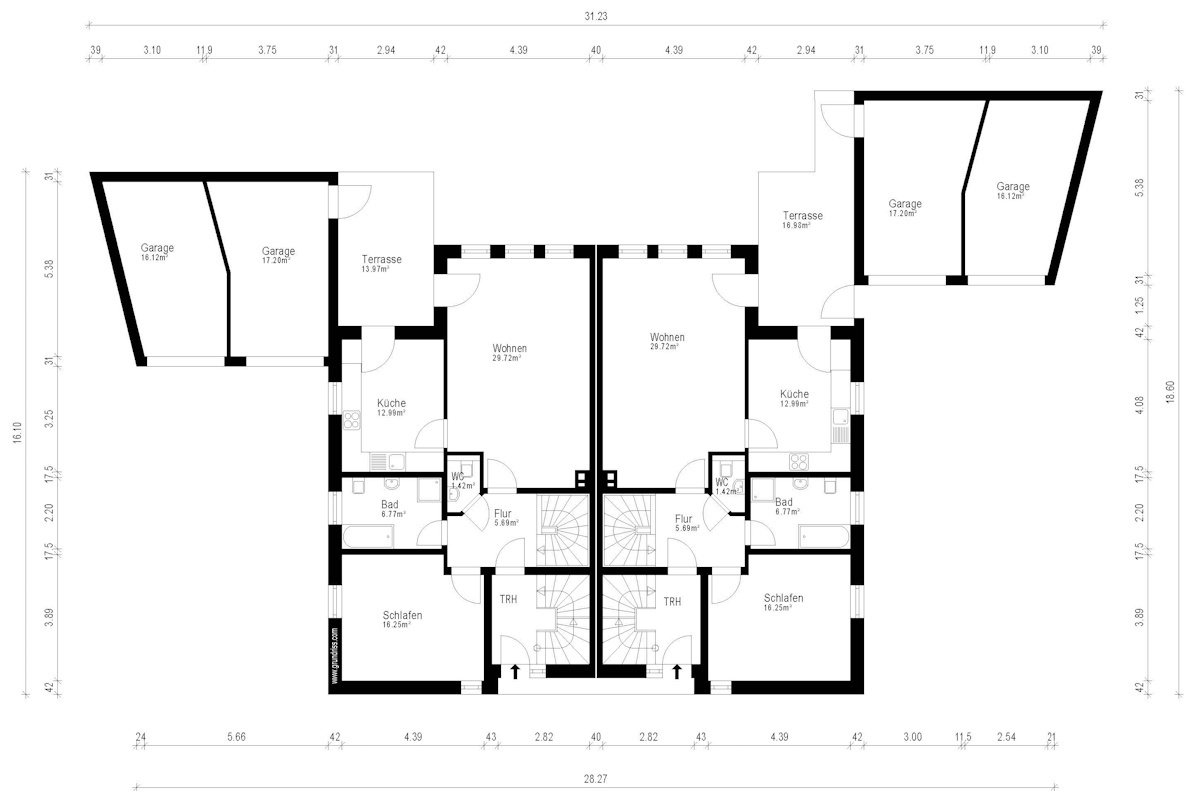 Grundriss Erdgeschoss Grundriss Erdgeschoss