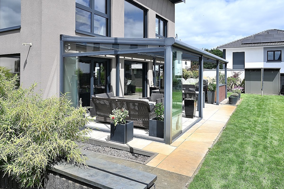 Überdachte Terrasse