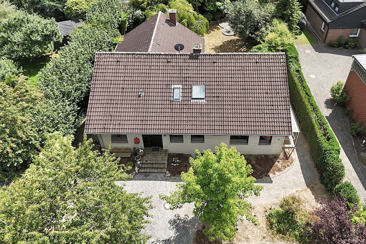 Vogelperspektive Haus