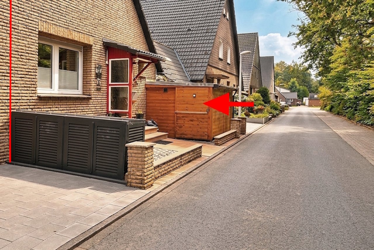 Hausansicht vorne links Hausansicht vorne links