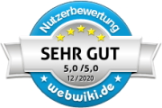 Bewertungssiegel sehr gut für Freiesleben Immobilien in Lüdinghausen